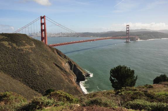 A majestosa Golden Gate, em San Francisco, na Califórnia, nos Estados Unidos